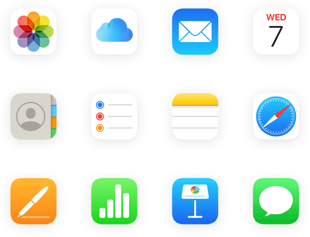 iCloud apps